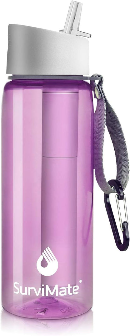 SurviMate Ultra-Filtration Filtered Water Bottle