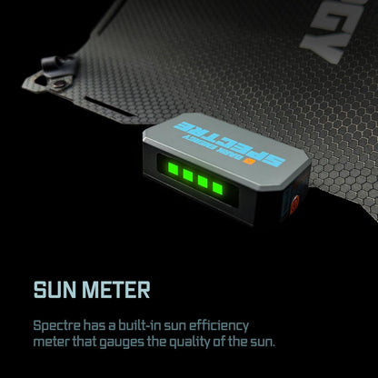 Dark Energy Spectre Solar Panel 15W - Ultra-Lite & Ultra-Durable Solar Panel (HI-Vis Orange)