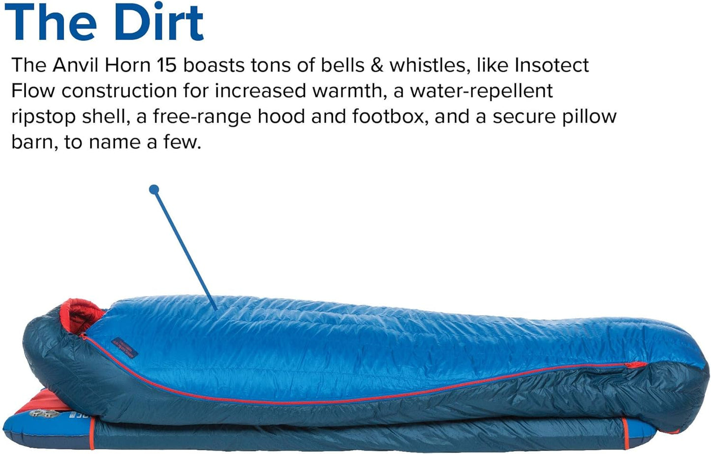 Big Agnes Anvil Horn (650 DownTek) Sleeping Bag