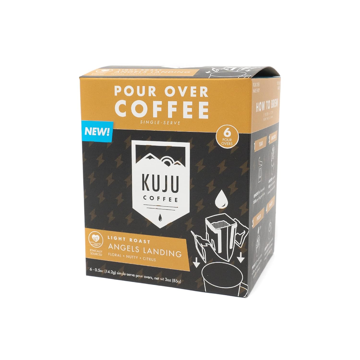 Kuju Coffee Premium Pour Over Camping Coffee Singles