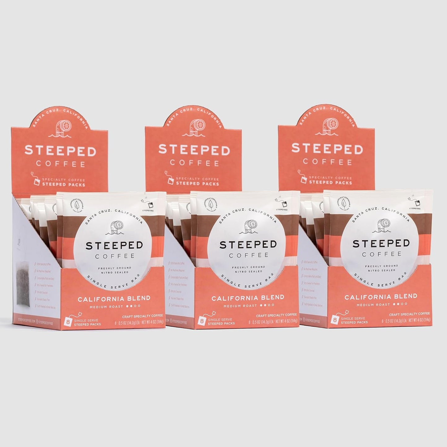 Steeped Coffee Single Serve Coffee Packets