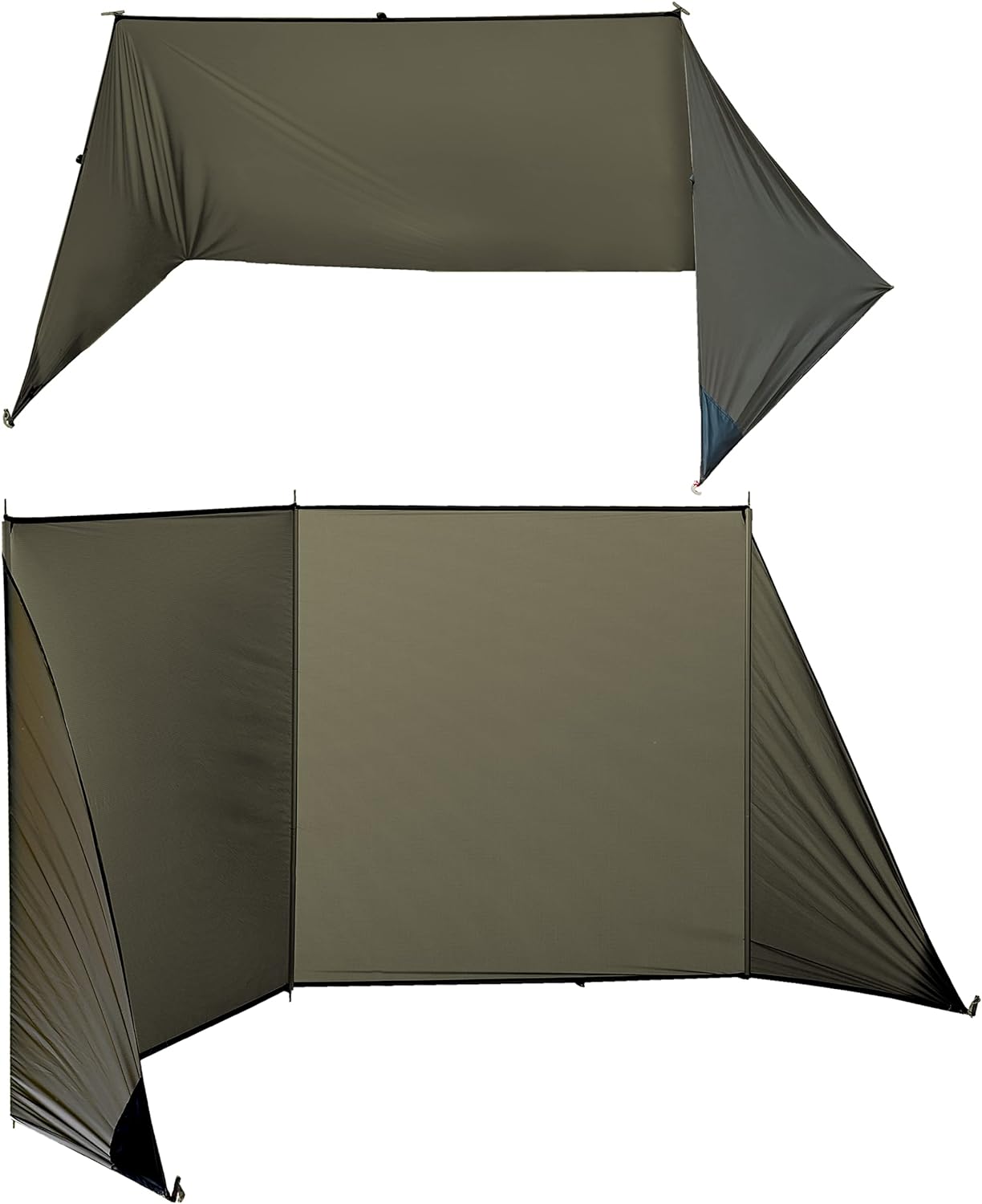 Onewind Premium Camping Shelter Bugnet, Ultralight No-See-Um Breathable Mesh Mosquito Netting with Double Sided Zipper for Camping and Hiking, Black…