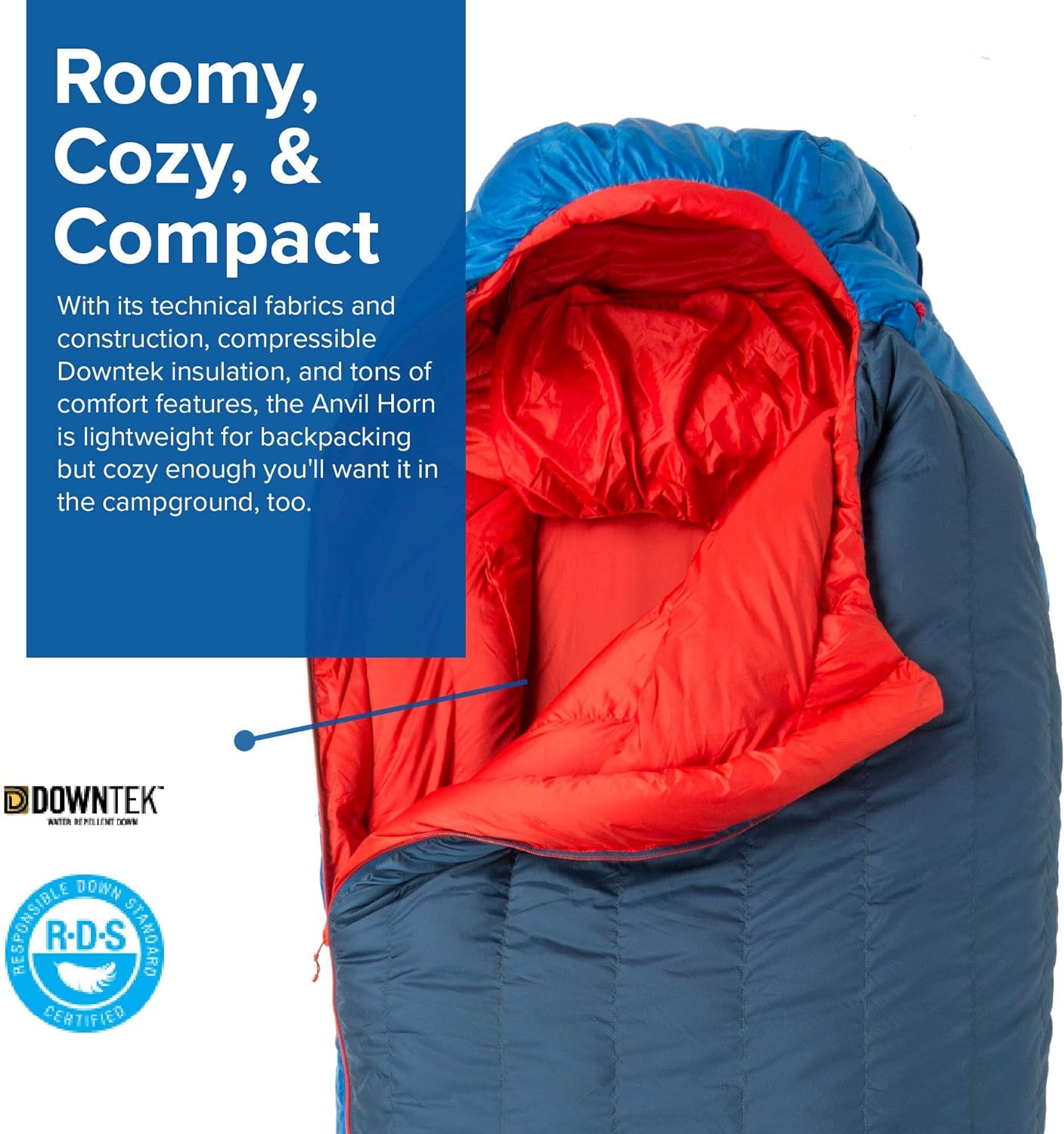 Big Agnes Anvil Horn (650 DownTek) Sleeping Bag