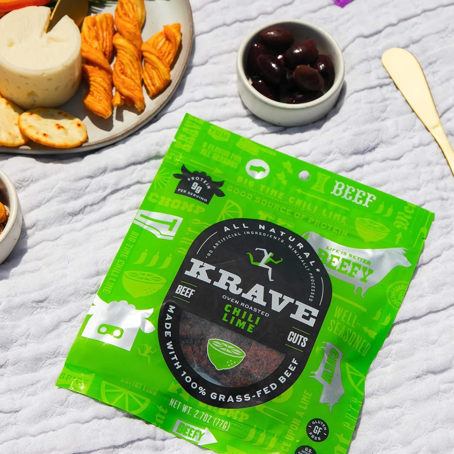 KRAVE Jerky Variety Favorites Beef and Pork 4 Pack 