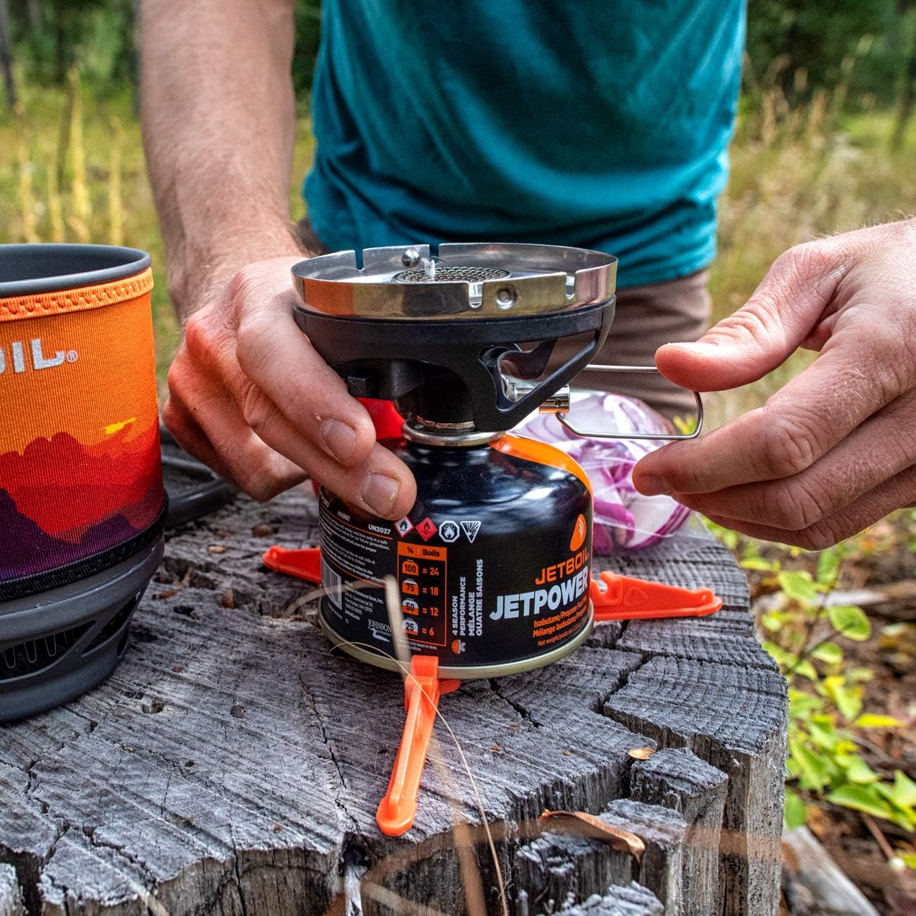 Jetboil MiniMo Camping and Backpacking Stove Cooking System with Adjustable Heat Control