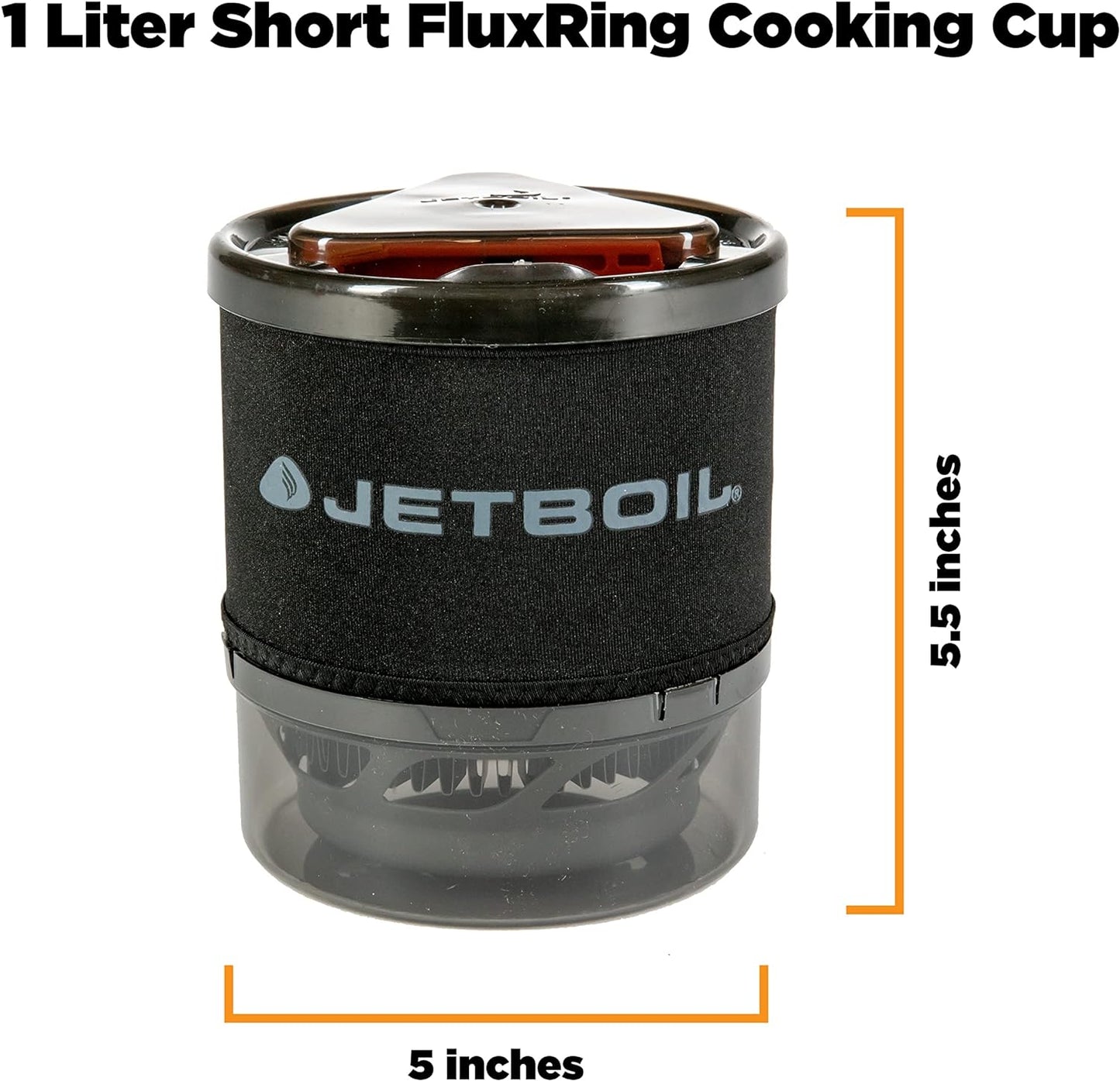 Jetboil MiniMo Camping and Backpacking Stove Cooking System with Adjustable Heat Control