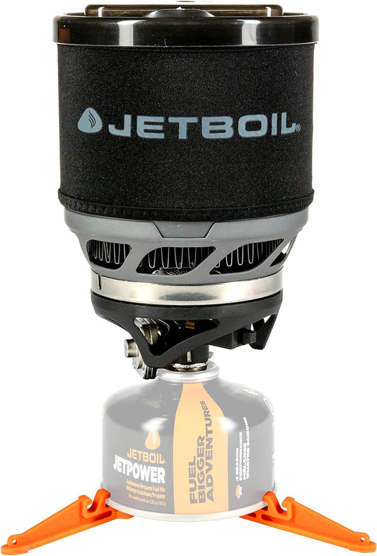 Jetboil MiniMo Camping and Backpacking Stove Cooking System with Adjustable Heat Control