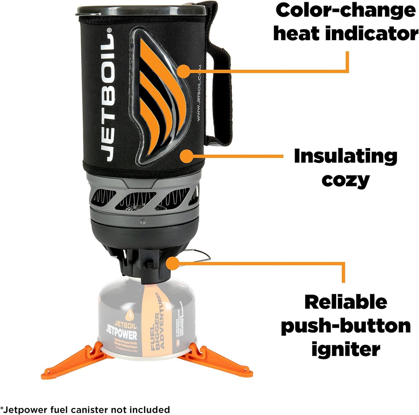 Jetboil Flash Camping and Backpacking Stove Cooking System