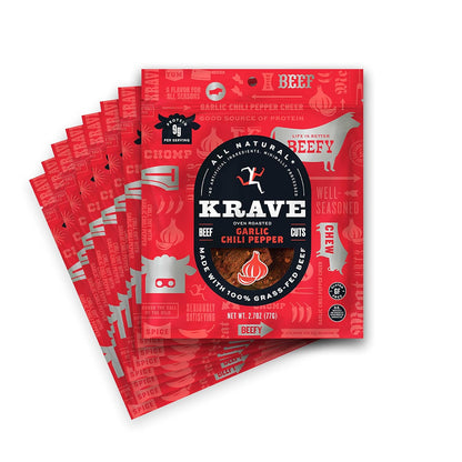 KRAVE Jerky Variety Favorites Beef and Pork 4 Pack 