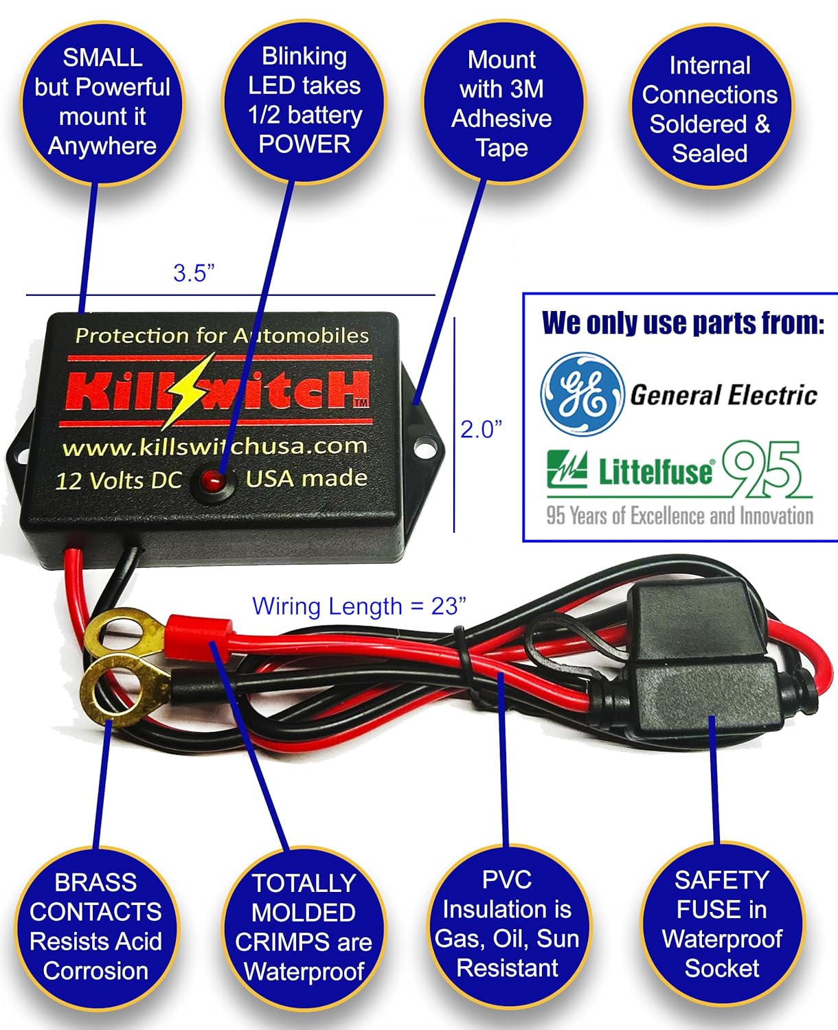 EMP Surge Protection for Cars, EMP Protector box for Trucks, Lightning Protection Device, Vehicle EMP Shielding for Boats, and Motorcycles. Electronics Faraday Shield for EMP Attack or CME Solar Flare