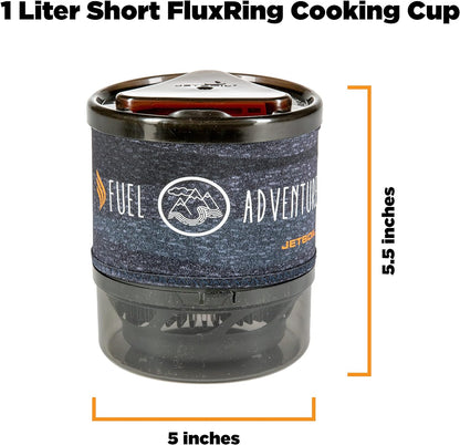 Jetboil MiniMo Camping and Backpacking Stove Cooking System with Adjustable Heat Control