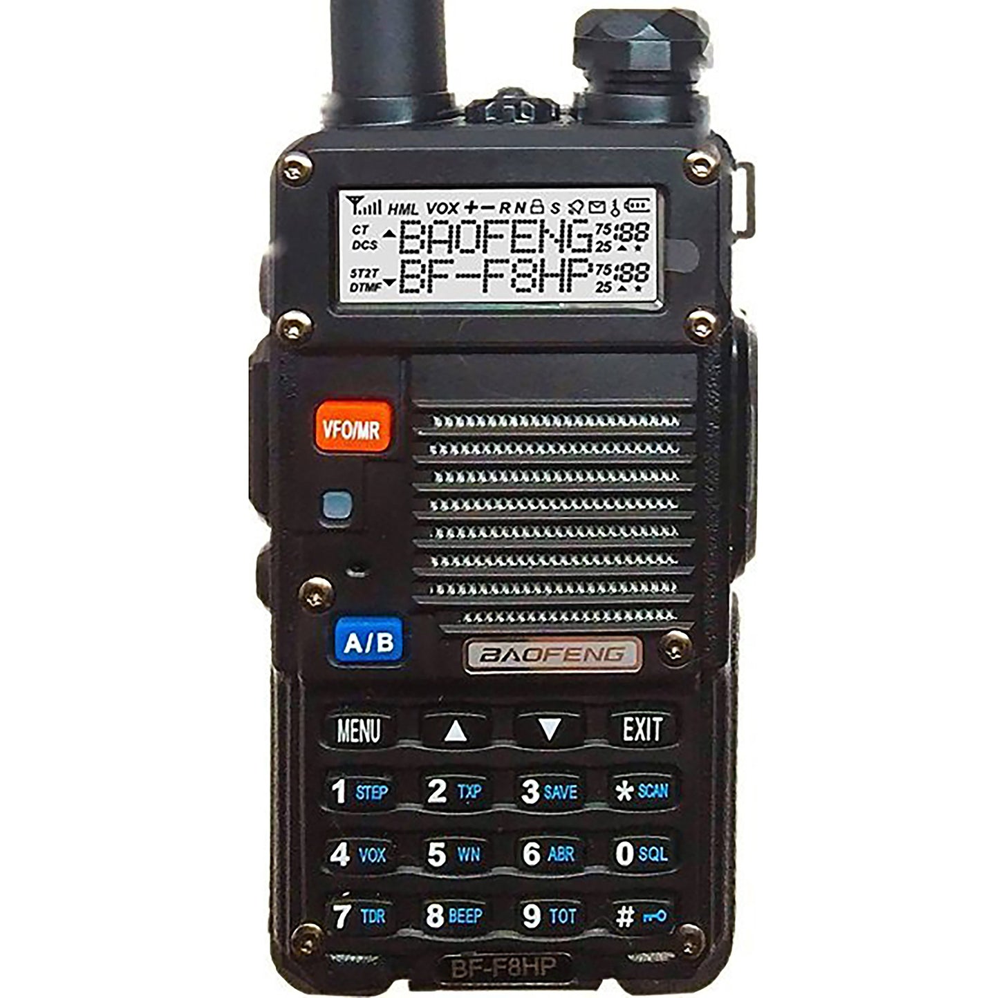 BAOFENG BF-F8HP (UV-5R 3rd Gen) 8-Watt Dual Band Two-Way Radio (136-174MHz VHF & 400-520MHz UHF)