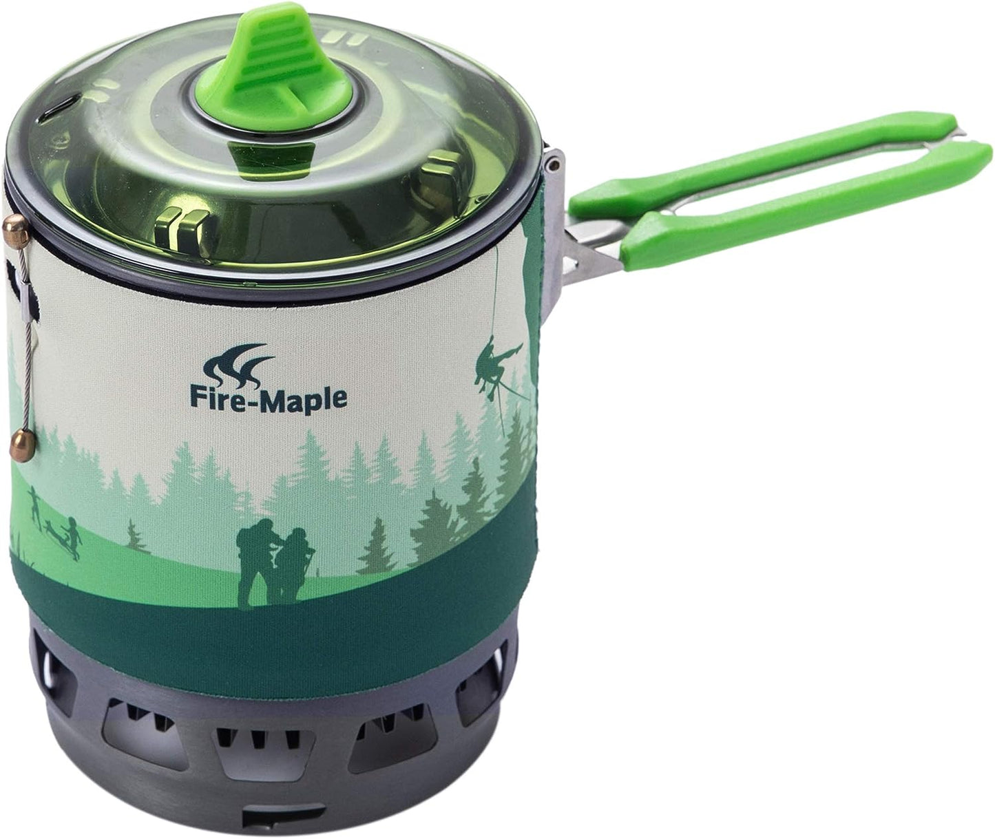 Fire-Maple "Fixed Star 1" Backpacking and Camping Stove System | Outdoor Propane Cooking Gear | Portable Pot/Jet Burner Set | Ideal for Hiking, Trekking, Fishing, Hunting Trips and Emergency Use