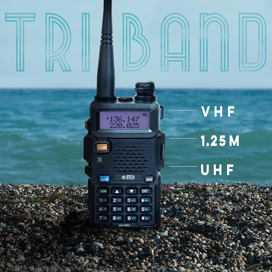 BTECH UV-5X3 Tri-Band Radio: High-Power Amateur Handheld