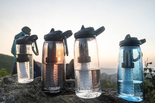 CamelBak + Water Filter Water Bottle by LifeStraw Integrated 2-Stage Filter Straw