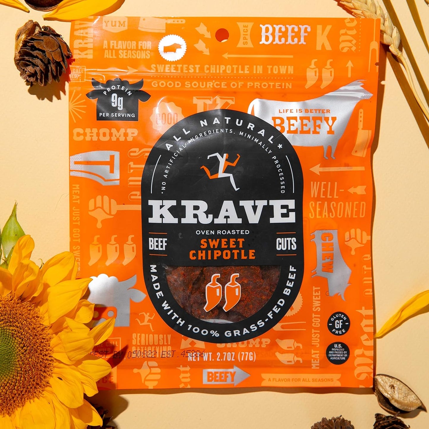 KRAVE Jerky Variety Favorites Beef and Pork 4 Pack 